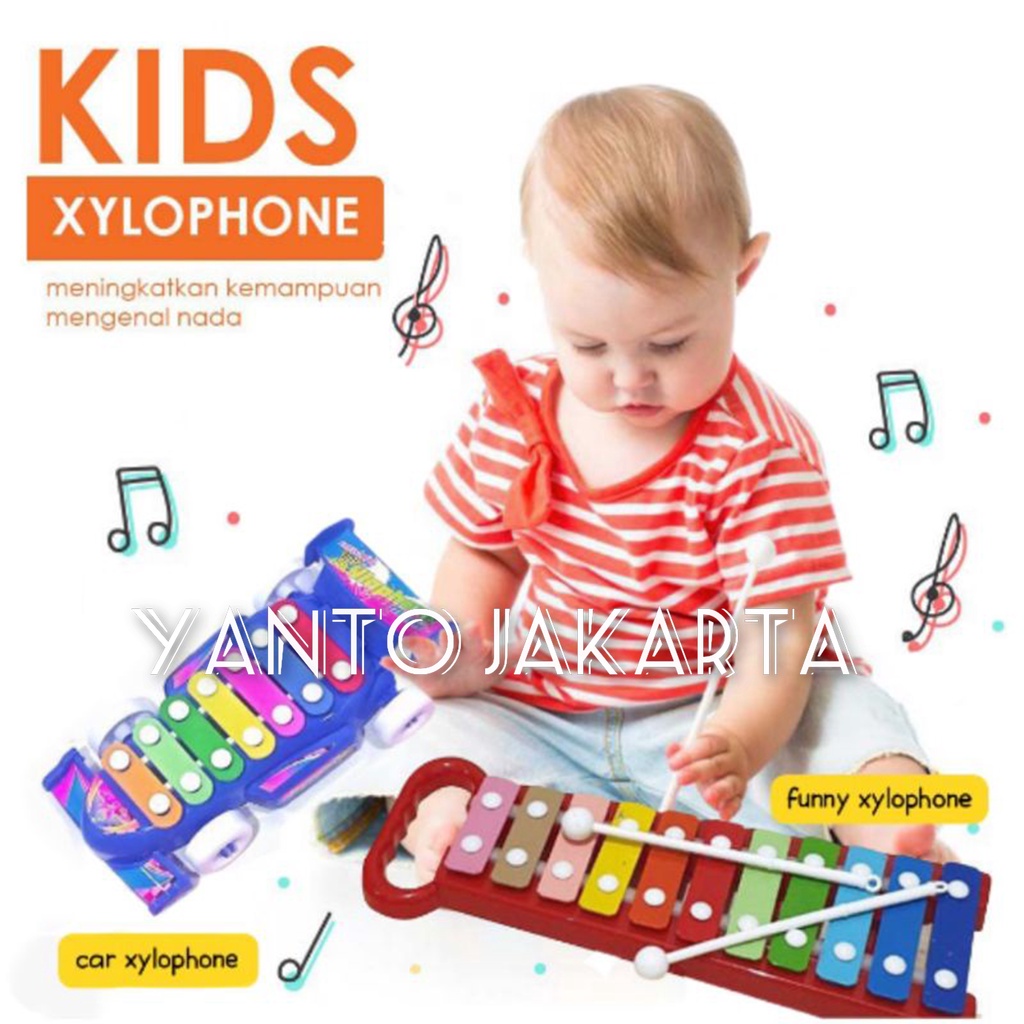 MAINAN MUSIK XYLOPHONE EDUKASI ANAK SENSORIK DAN MOTORIK