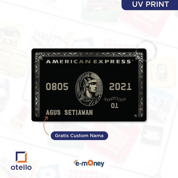 Kartu Flazz Gen 2 AMEX Black Card Custom eToll BCA American Express