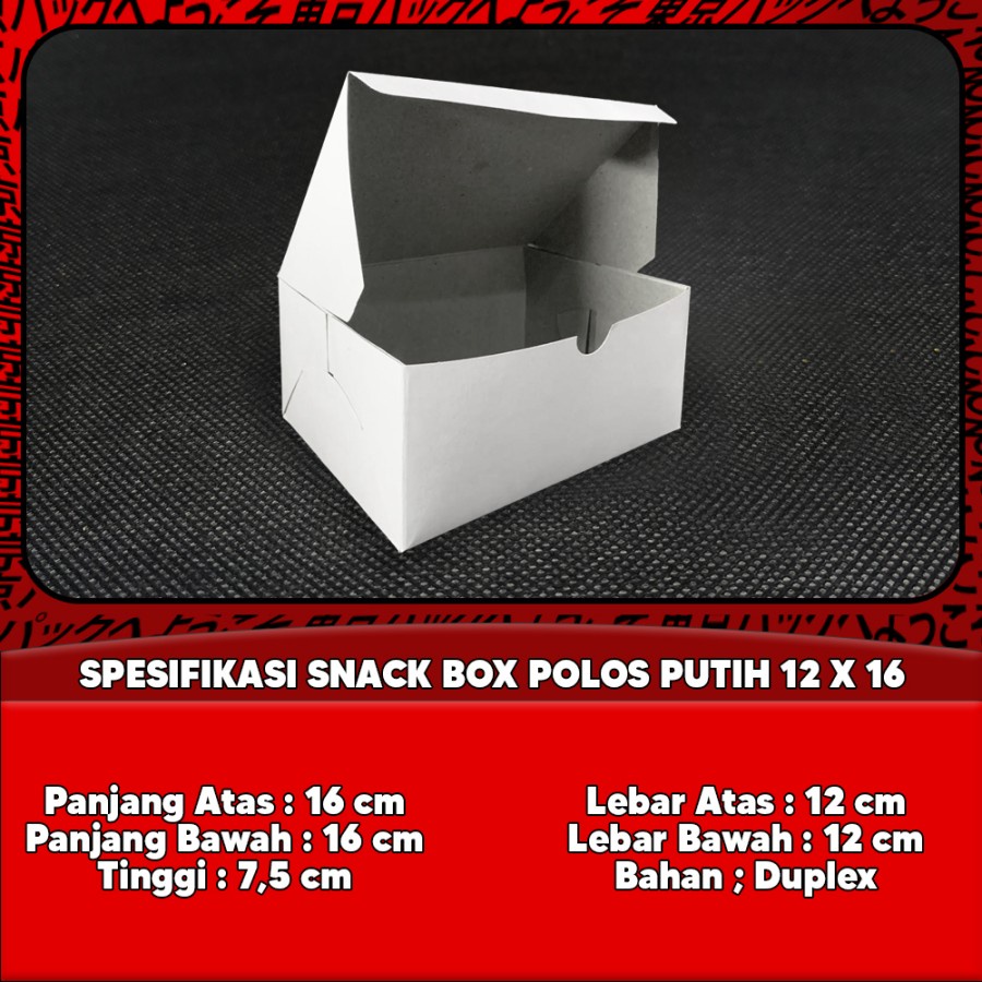 SNACK BOX DUPLEX PUTIH - SNACK BOX CATERING - SNACK BOX ACARA SEMUA UK