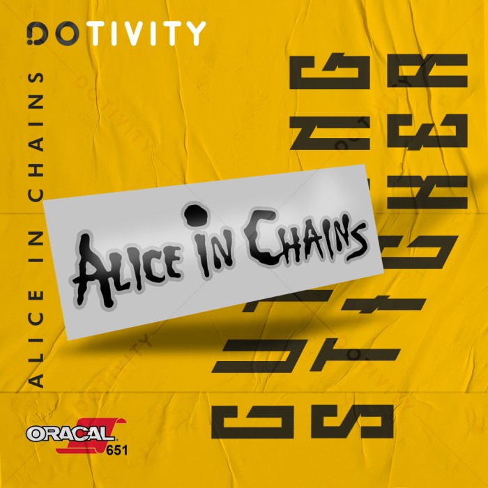 

Cutting Sticker ALICE IN CHAINS