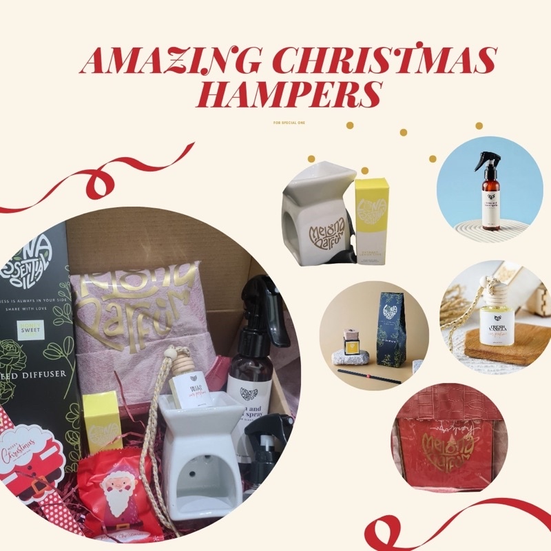 

PROMO !! Amazing Christmas Hampers with leather Bag