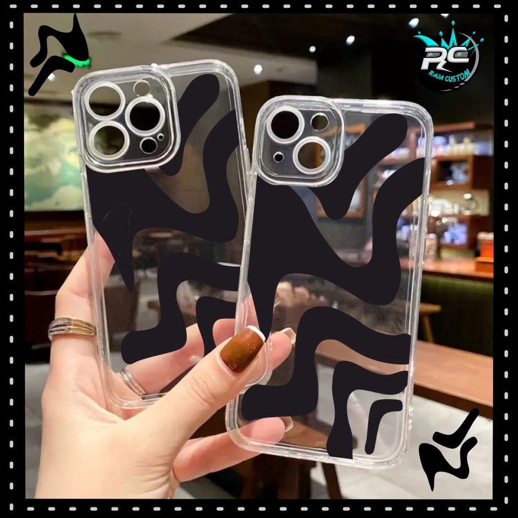 CUSTOM CASE SOFTCASE SILIKON CLEAR BENING MOTIF CUSTOM IPHONE 6 6S 7 7+ 8+ X XS MAX 11 12 13 14 PRO 