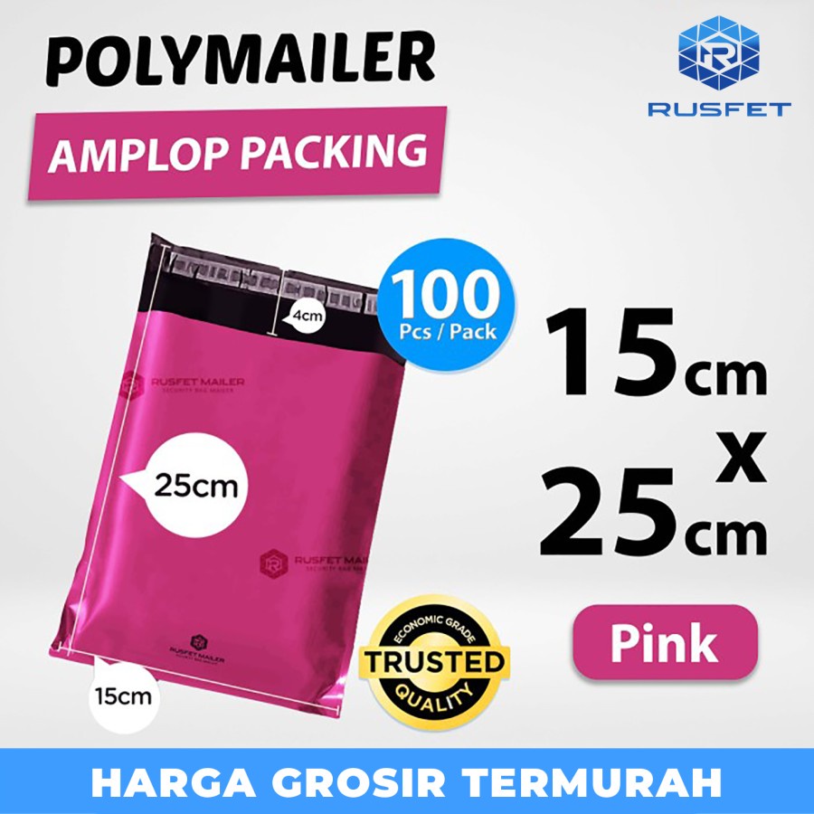 

Polymailer Pack FANTA 15x25cm Amplop Plastik Packing Olshop Ekonomis