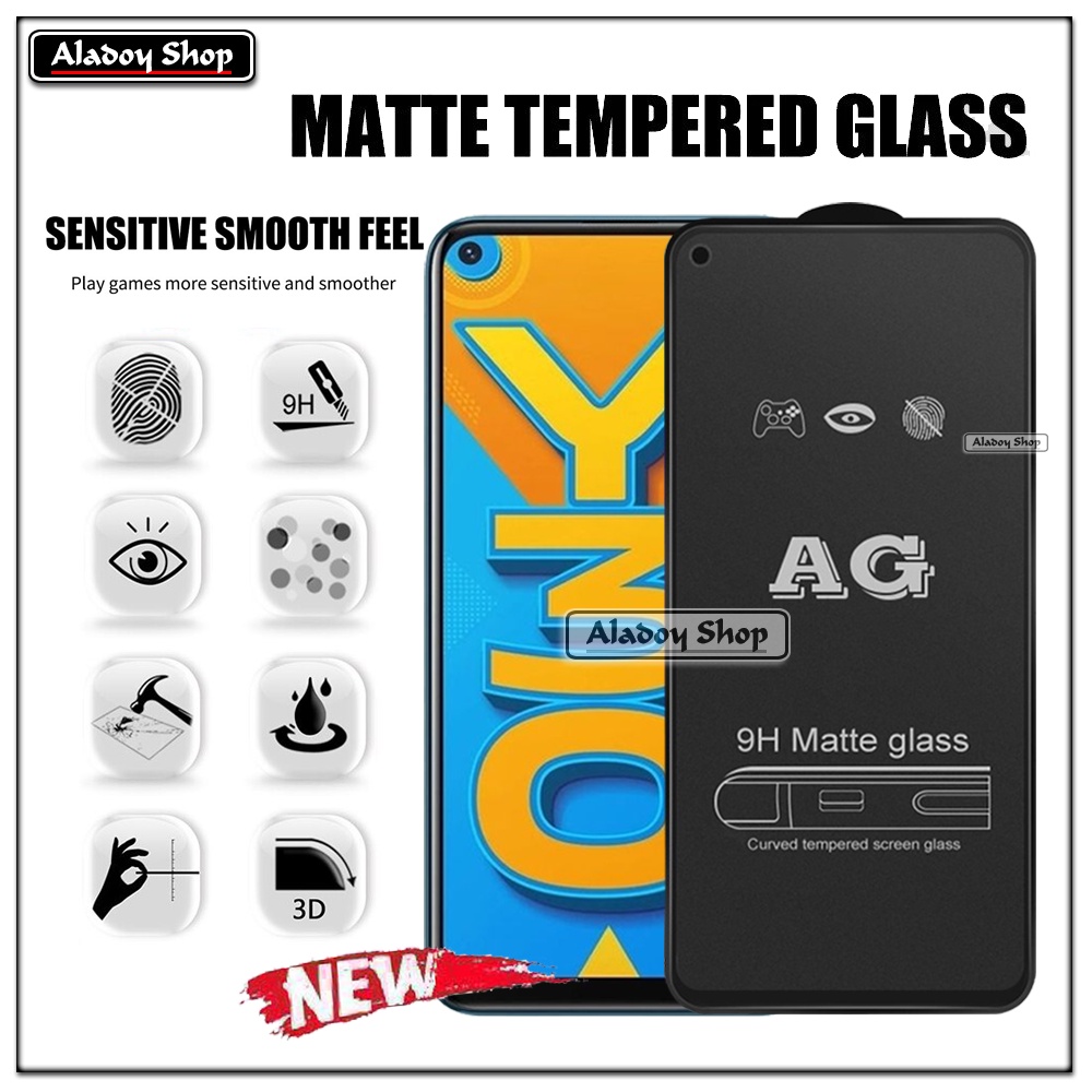 Vivo Y30/Y30I/Y50 PAKET 2IN1 Tempered Glass Matte Anti Glare Full Layar dan Tempered Glass Kamera