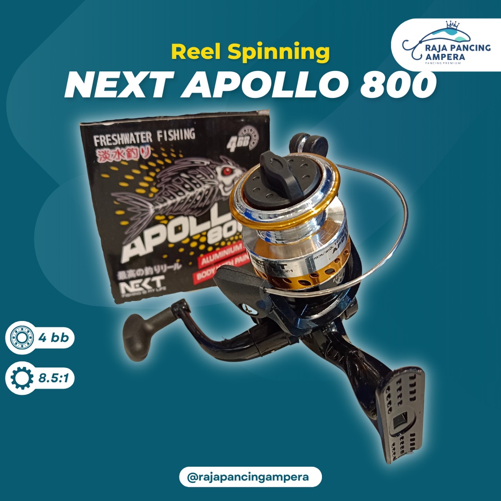 Reel Spinning Next Apollo 800 | Kerekan Murah Spool Besi