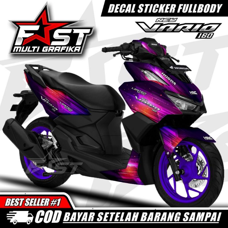 decal Stiker Vario New 160 Full Body Stiker Decal Vario New 160