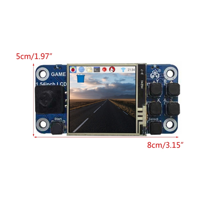 Bt Papan Modul Layar LCD TFT 1.54 &quot;Untuk Raspberry Pi 4B / 3B + / Zero2W