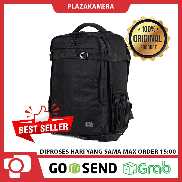 Quarzel Steady Pack Black Tas Ransel Kamera Gimbal Stabilizer Laptop
