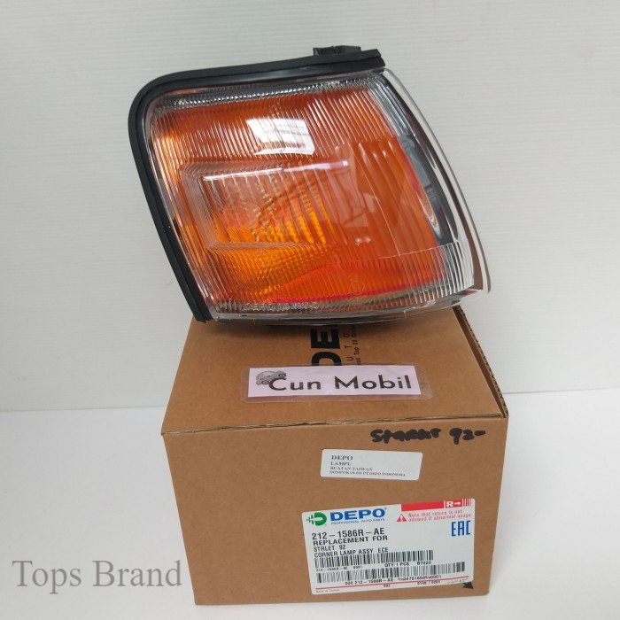 Topsbrand Lampu sen depan Starlet Kapsul EP 80 9293 kanan DEPO harga per pc -sen sein lampu sein lam