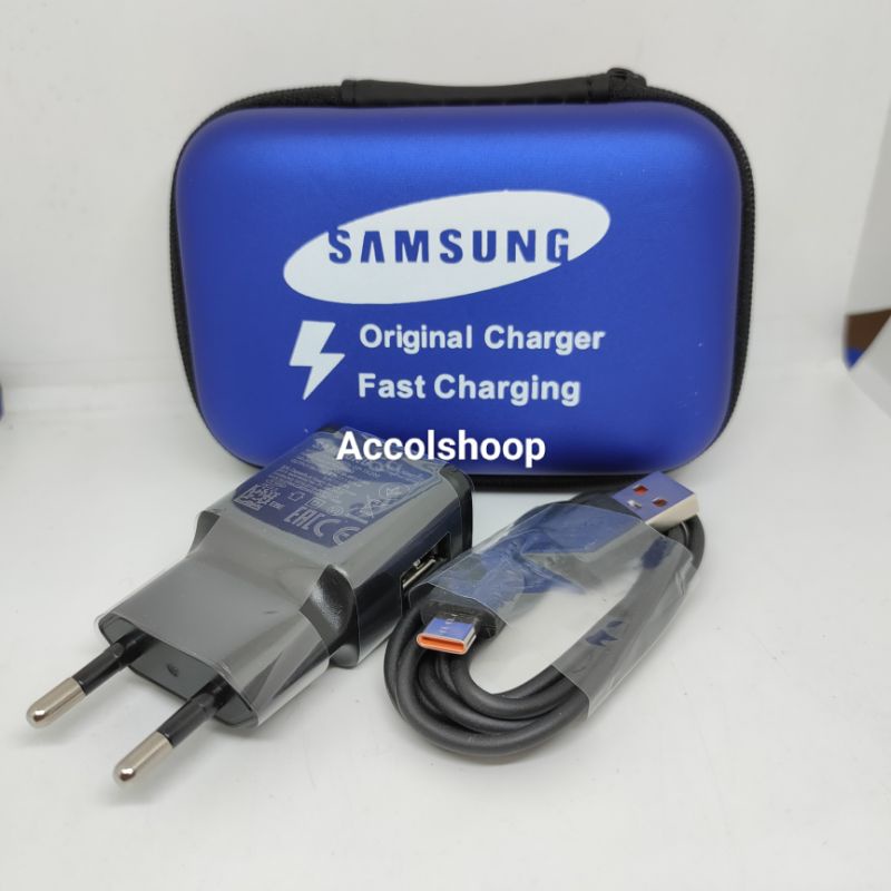 Charger Smsg Fast Charging 2A Kabel Data Type C Plus Dompet