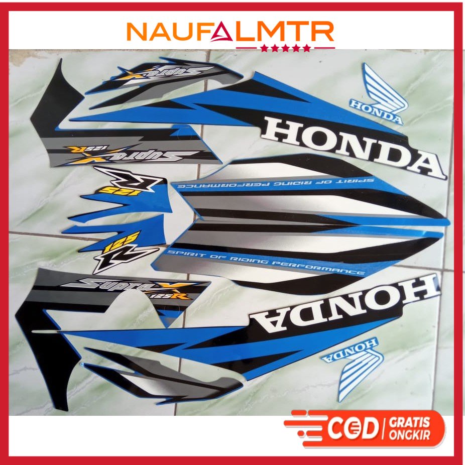 stiker striping honda supra x 125 2006