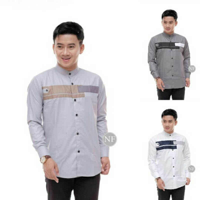 KEMEJA POLOS NEW PRODUK ~ SERAGAM HADROH KOMBINASI