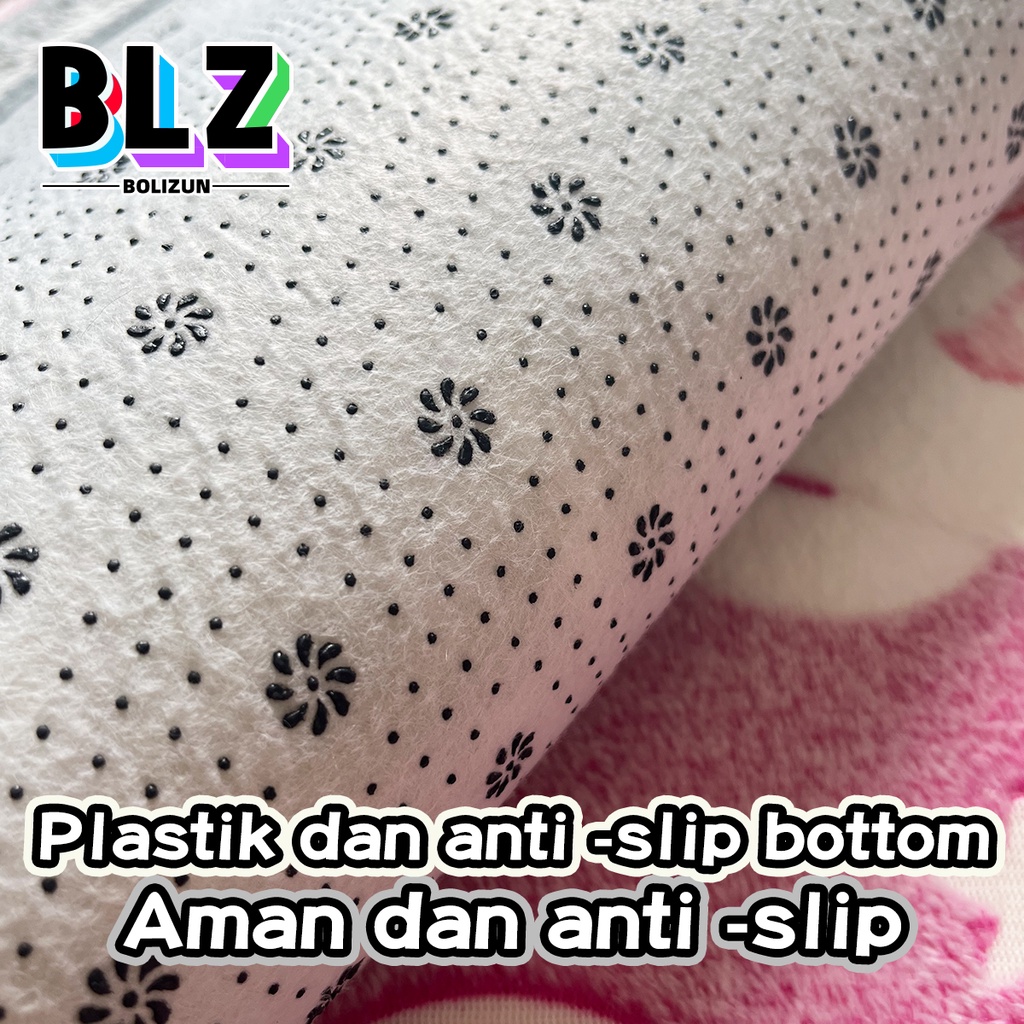 Bolizun Keset Kaki Empuk /karpet kamar tidur/ keset kaki murah/karpet bulu bulat/Glow in the Dark 60 x 60