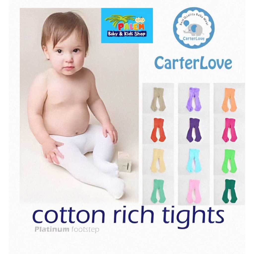 Legging Bayi Polos Satuan /Legging CarterLove /Cotton Rich Tights