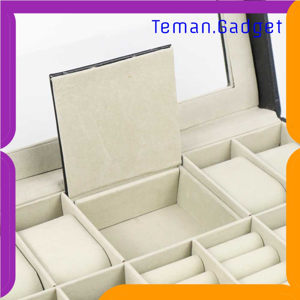 TG-TRV Kotak Perhiasan dan Jam Tangan Organizer Box