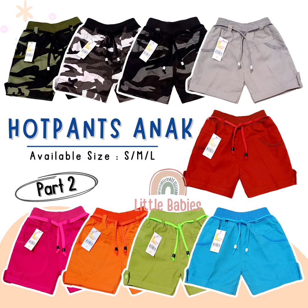 [PART 2] HOTPANTS CANDY PANTS ANAK 1-4 TAHUN / CELANA PENDEK HARIAN ANAK
