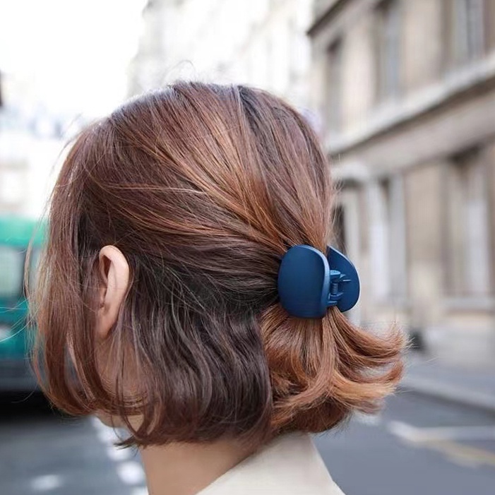 Jedai Doff Bulat Jepit Salon Korea Matte Mini Hair Claw Clips - Jedai Korea Impor Bulat Doff Edition