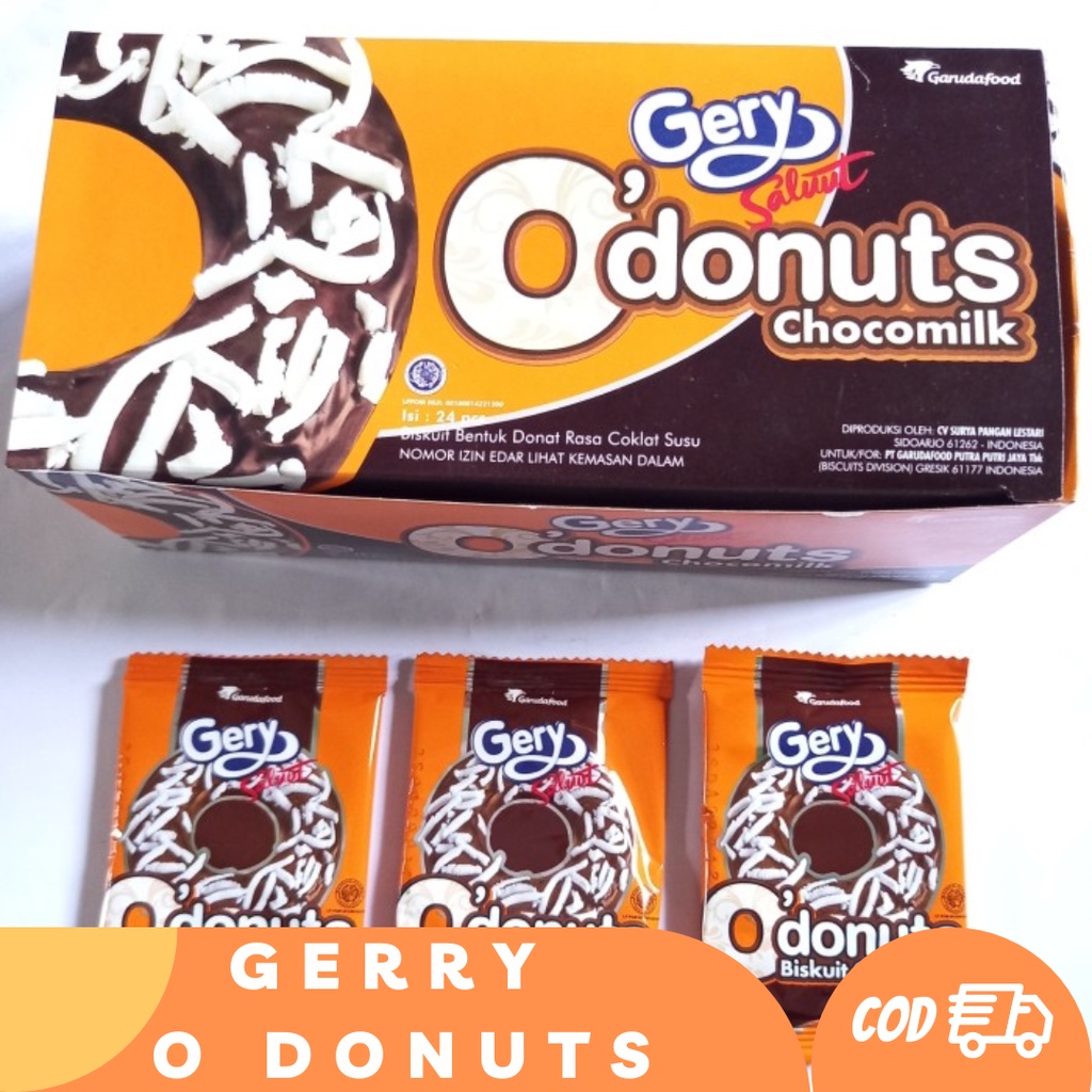 

(COD) GERRY O'DONUTS CHOCOMILK 10 pcs