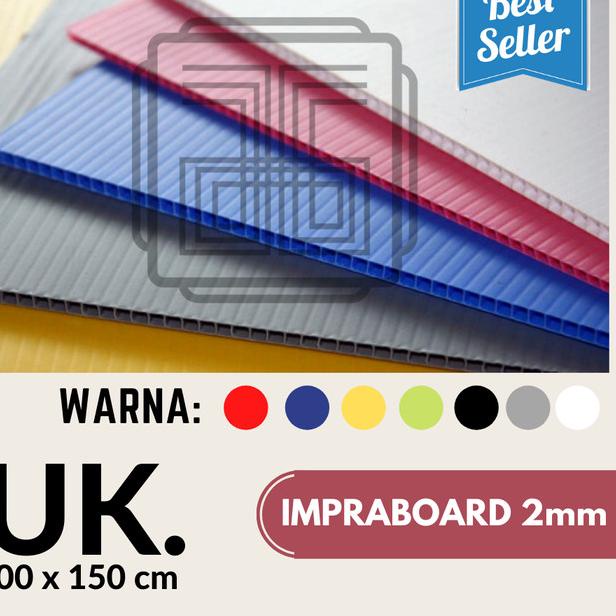 IMPRABOARD 2 mm / Corrugated Board / Karton Plastik PP INFRABOARD 2mm