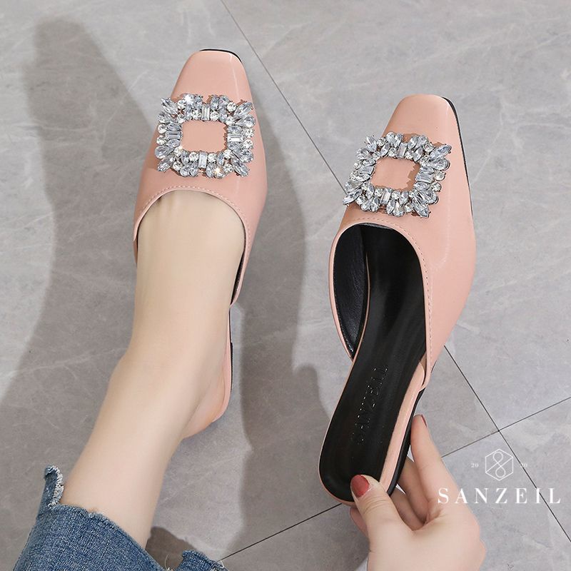 [COD] 2030 SANZEIL Candy Casual Sandal Crystal Kekinian