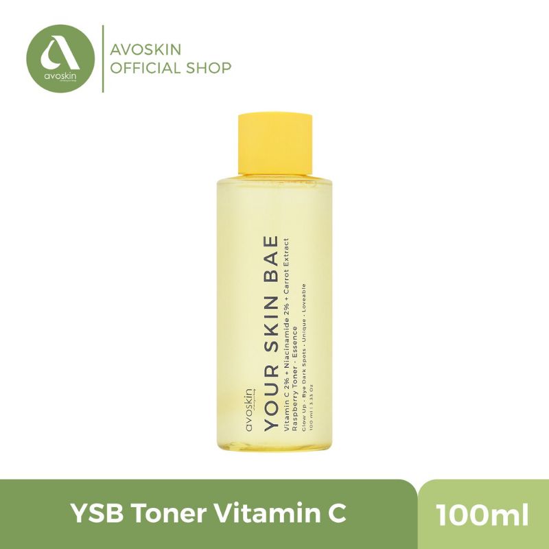 Avoskin Your Skin Bae Vitamin C 2℅ + Niacinamide 2℅ + Carrot Extract Raspberry Toner Essence