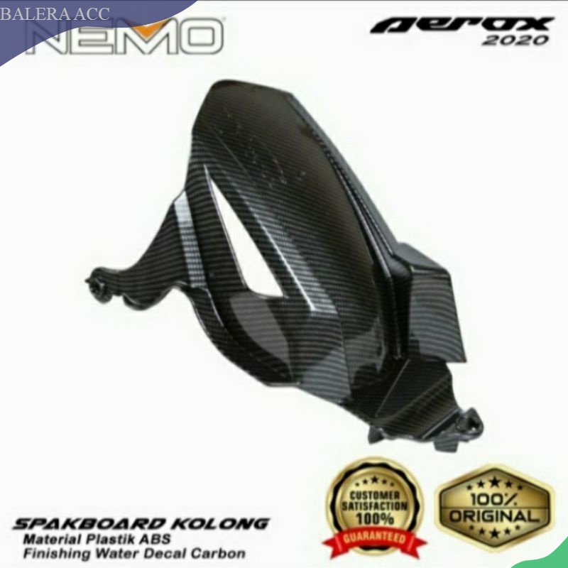 Hugger New Aerox Connected 2021 Spakbor kolong New Aerox Connected 2021 carbon Nemo