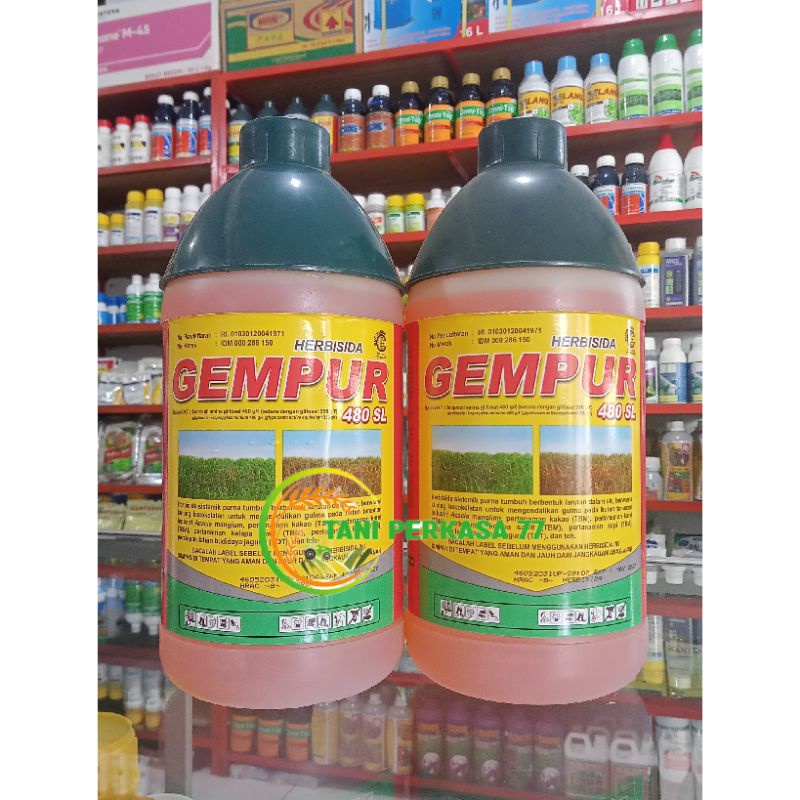 Gempur 480SL 1 liter Herbisida Obat Pembasmi Rumput Sistemik