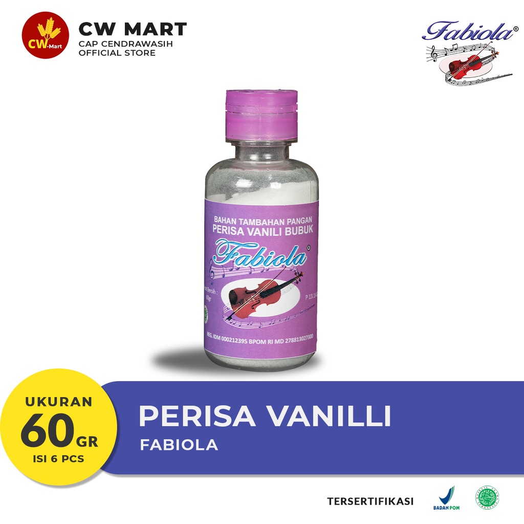 

Fabiola Perisa Vanilli 60gr