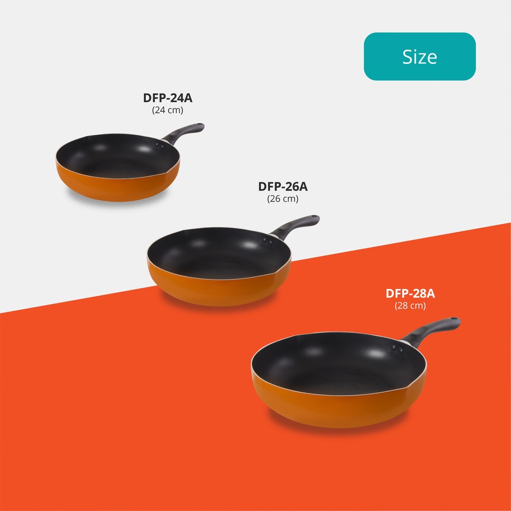 Deep Fry Pan Miyako DFP-28A -  Wajan Teflon - Anti Lengket