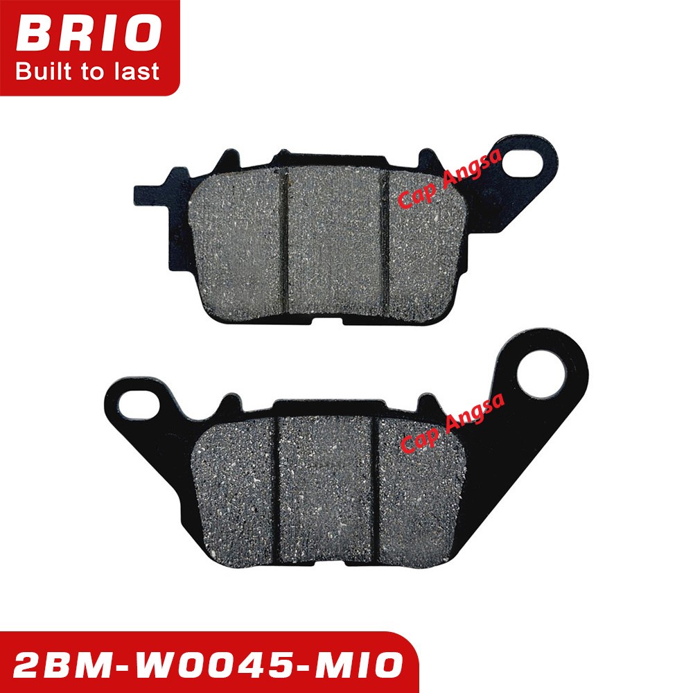 BRIO FRONT BRAKE PAD KAMPAS REM DEPAN DISC DISPED REM YAMAHA MIO M3 SOUL GT XRIDE FINO NMAX 2BM W0045 20pc 1dus