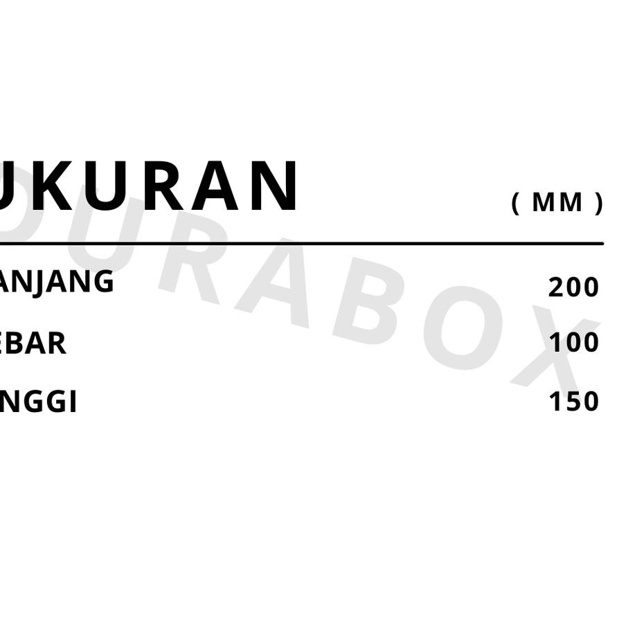 

ㅺ Box Packaging Polos Coklat - Ukuran 20x10x15 cm || #2007-0063 ¥