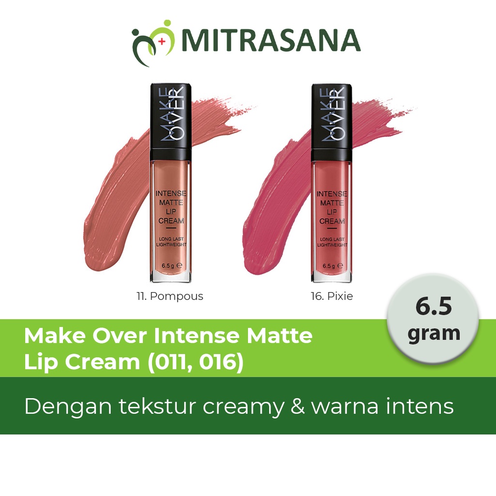 MAKE OVER Intense Matte Lip Cream 6,5 g - Lip Cream Last 8 Hours Long