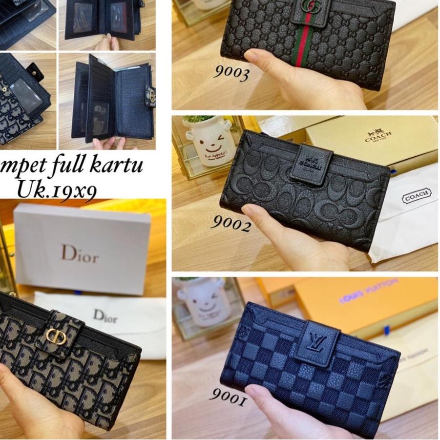 TERBARU DOMPET COACH EMBOSS ( KUALITAS PREMIUM ) ADA BOX DOMPET LIDAH PANJANG IMPOR CV L1 ➤ 883