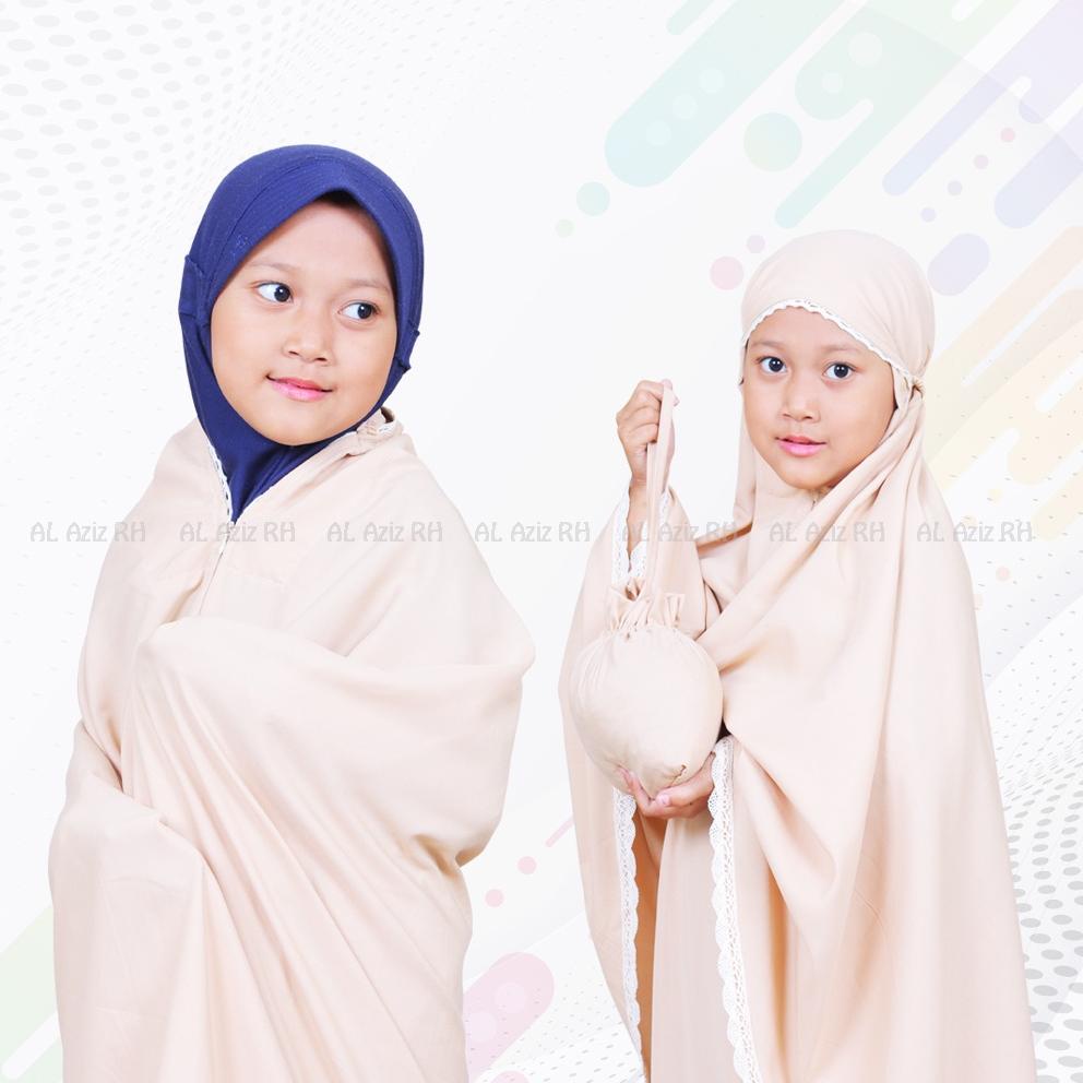 READY Mukena Anak 2in1 2-7 Tahun AL AZIZ RH Katun Premium ♪ 862