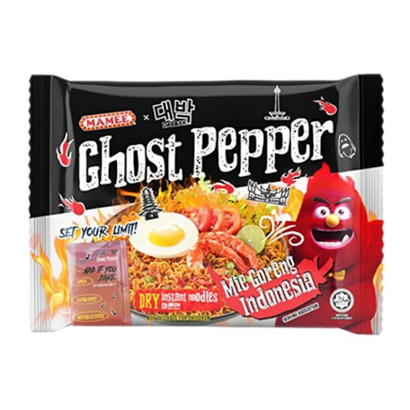 Mamee Ghost Pepper noodle / mi instan pedas / mie instant spicy Daebak