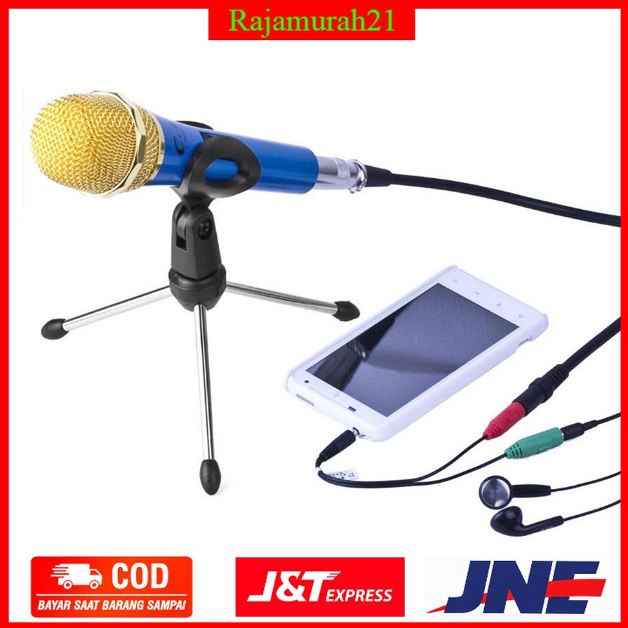 KEXU Mini Stand Mikrofon Universal - OMSK6HBK - Black