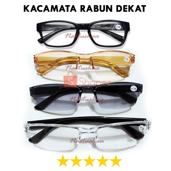 Kacamata baca trendy plus anti UV ukuran Plus (+) 0.50 s/d 4.00