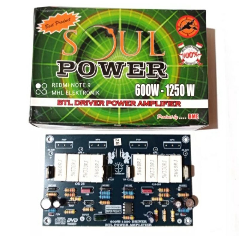 KIT DRIVER SOUL BTL 6000W-1250W MONO BY BME