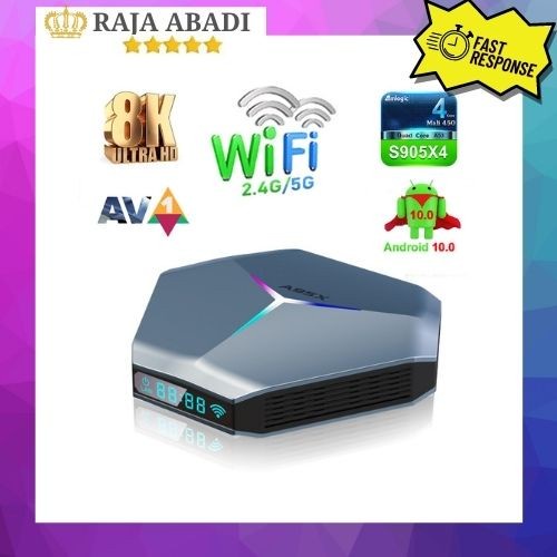 Produk Terbaru Tv Box Android 10.0 A95X F4 Air Amlogic S905X4 Ram 4Gb Rom 128Gb Uhd