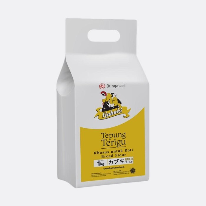 

Kabuki Gold Tepung Terigu Khusus Untuk Roti 10X1 Kg