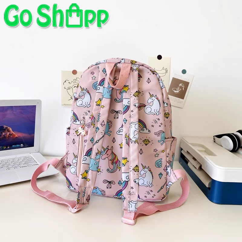 Tas Ransel Backpack Wanita Import Premium High Quality Karakter Unicorn Lucu Terbaru Kekinian - Tas Sekolah Anak Perempuan Fashion Korea BK24