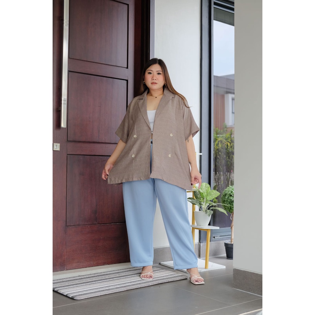 BIGWELL BLAZER ELSA PENDEK - BLAZER JUMBO BIGSIZE WANITA - BLAZER WANITA