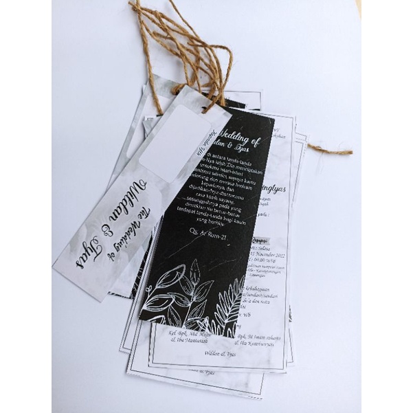 UNDANGAN PERNIKAHAN KEREN MURAH / UNDANGAN SIMPLE / UNDANGAN RUSTIC / UNDANGAN ESTETIK / UNDANGAN HA