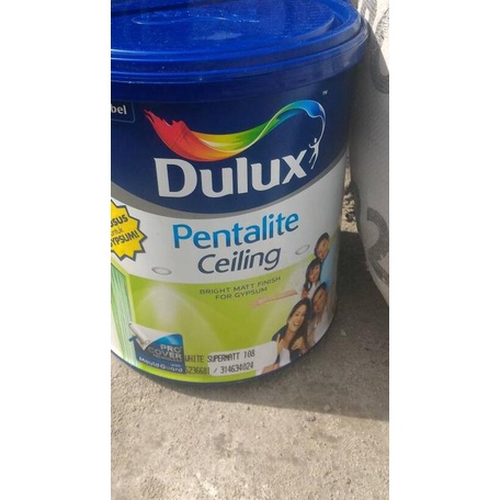Cat Dulux Pentalite Ceiling Putih (5 Kg)