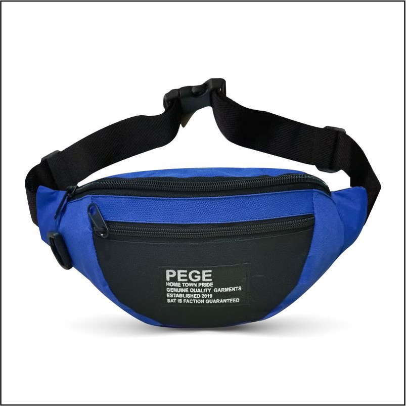 PG 8835 - Tas Selempang Waistbag Pria Model Oval Kombinasi Bisa Untuk Tas Pinggang Cocok Untuk DIgunakan Sehari Hari