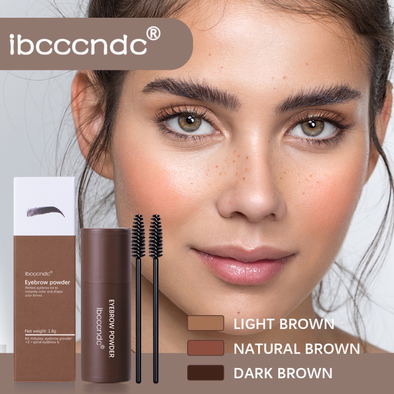 【READY STOCK】Ibcccndc Eyebrow Powder Eyebrow Stamp Sikat Alis Bubuk Perawatan