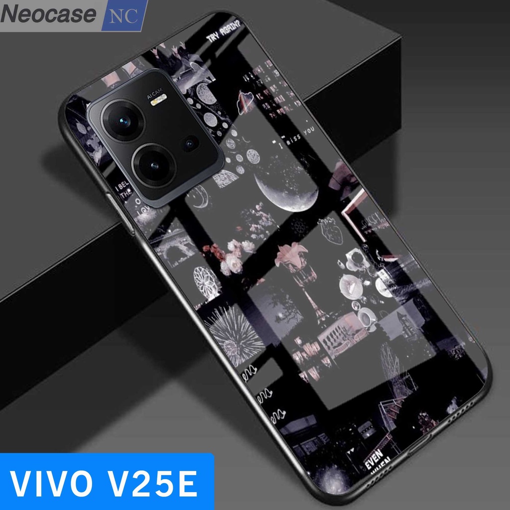 Softcase Glass Kilau Vivo V25e - Casing HP Vivo V25e - Case HP Vivo V25e (N34)