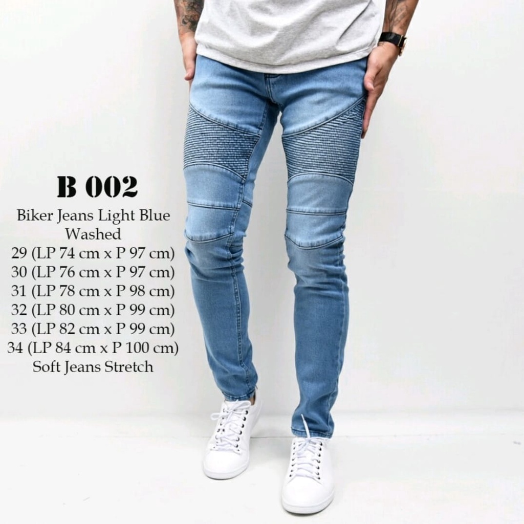 PROMO CELANA JEANS BIKERS JEANS PRIA ACCENT 14 OZ JACK LABEL DENIM