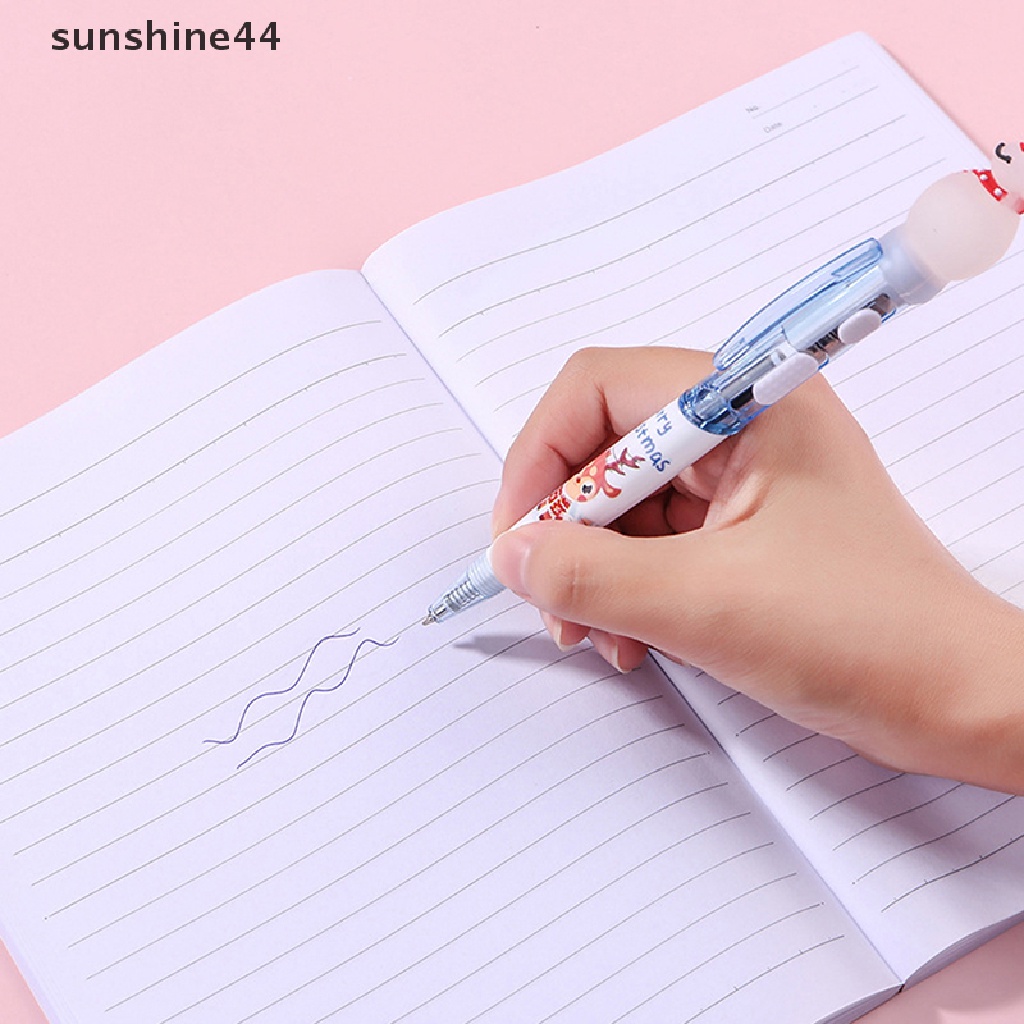 Sunshine Bolpoin Dengan Lampu Motif Kartun Natal Untuk Anak-Anak