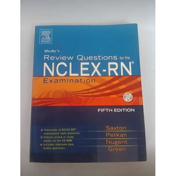 Jual Buku NCLEXRN Examination Mosby's Review Questions Shopee Indonesia